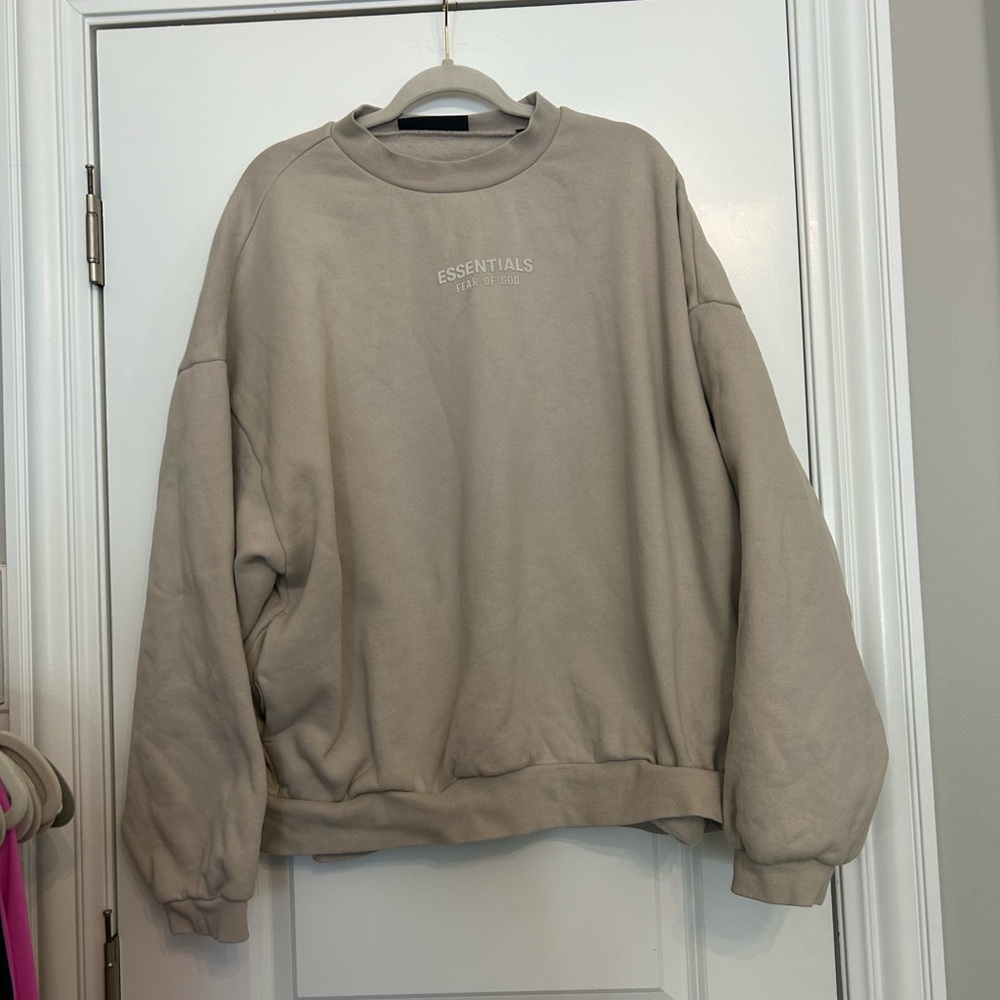 Fear Of God Logo-Appliquéd Cotton-Blend Jersey Sweatshirt - Picture 2 of 3